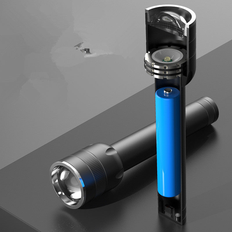 Led Strong Light Multi-Function Flashlight