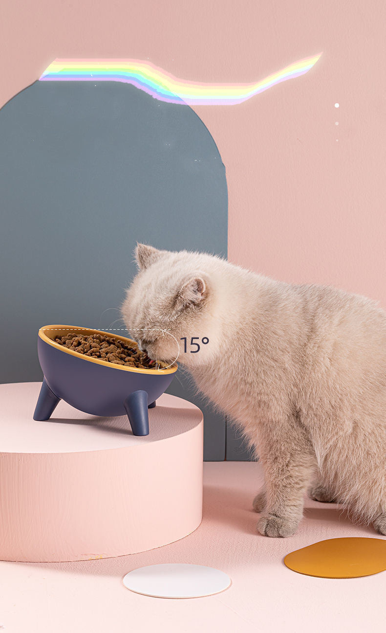 Cat Dog Bowl With Stand Pet Feeding - Ketstore