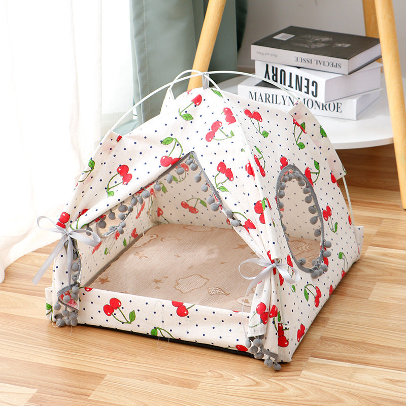 Cat House Enclosed Pet Bed - Ketstore