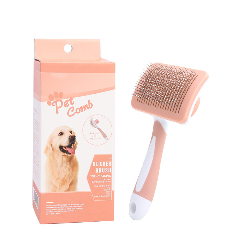 Self Cleaning Slicker Brush For Dogs - Ketstore