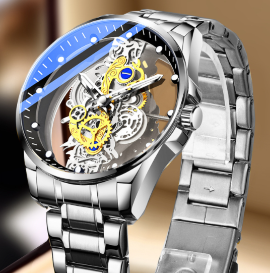 Skeleton Automatic Quartz Watch - Ketstore