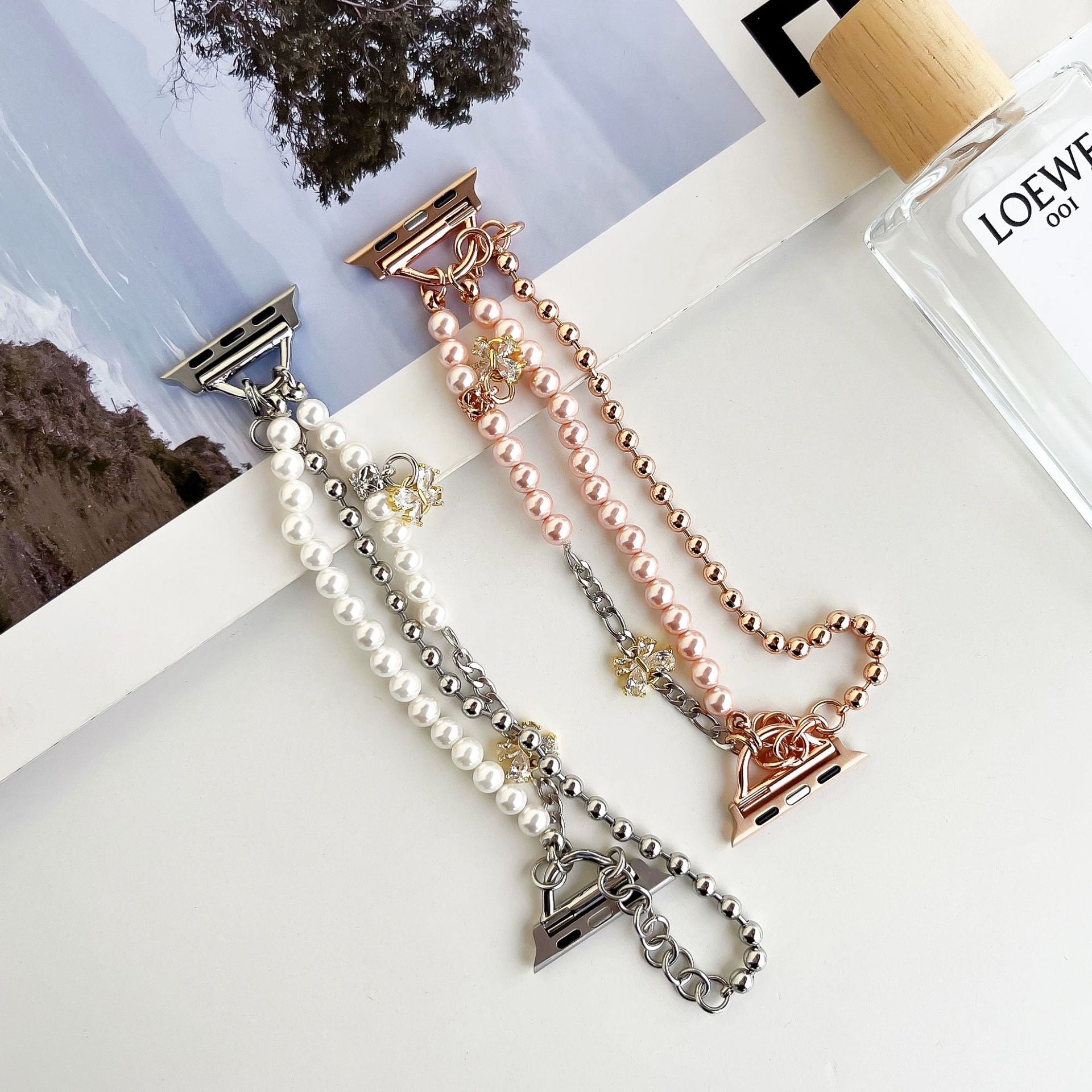 Pearl Metal Chain Small Fragrance - Ketstore