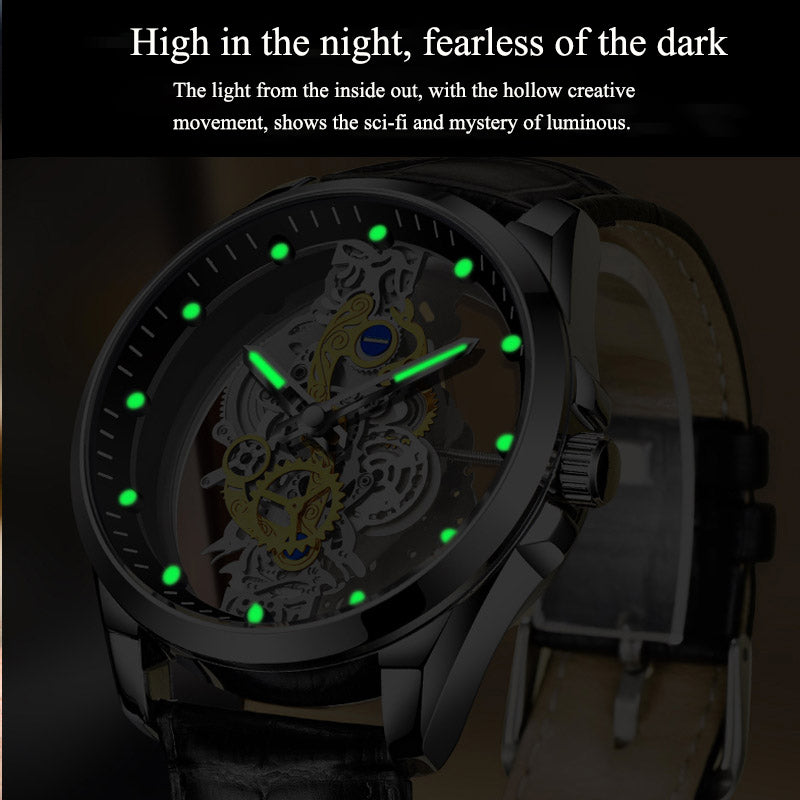 Skeleton Automatic Quartz Watch - Ketstore