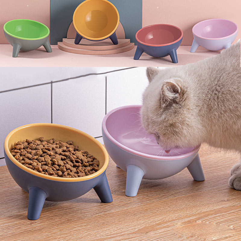 Cat Dog Bowl With Stand Pet Feeding - Ketstore