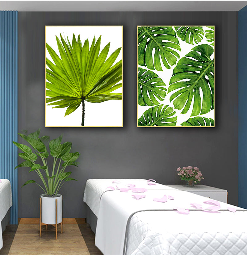 Home Decor Green Plant Canvas - Ketstore