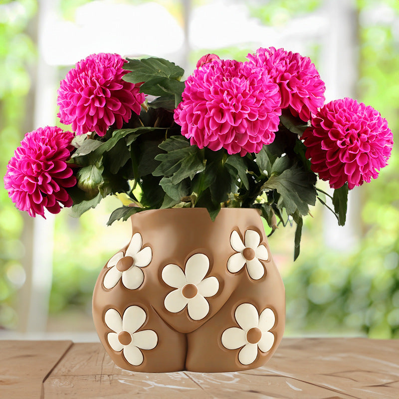 Creative Resin Body Art Flowerpot - Ketstore