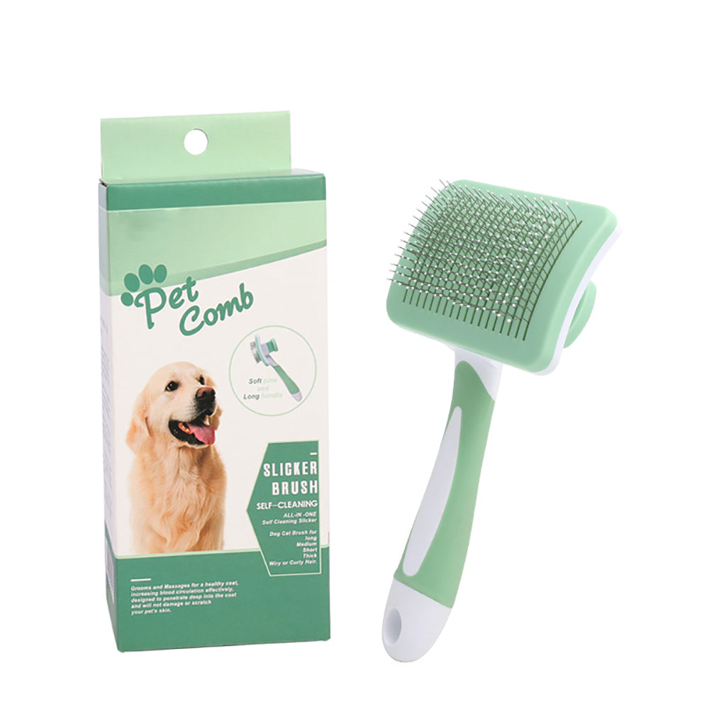 Self Cleaning Slicker Brush For Dogs - Ketstore