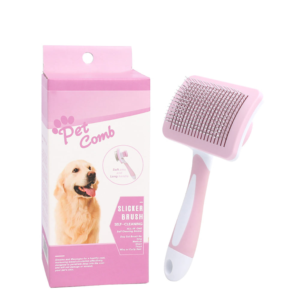 Self Cleaning Slicker Brush For Dogs - Ketstore