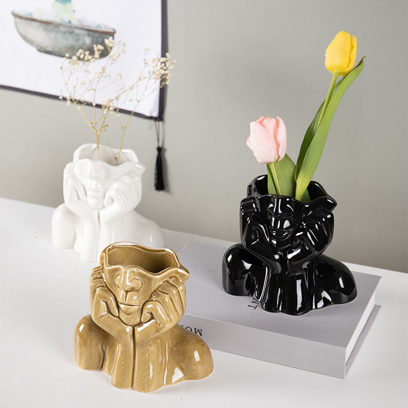 Home Decor Ceramic Vases Flower - Ketstore
