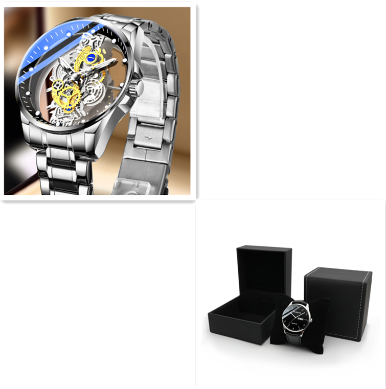 Skeleton Automatic Quartz Watch - Ketstore